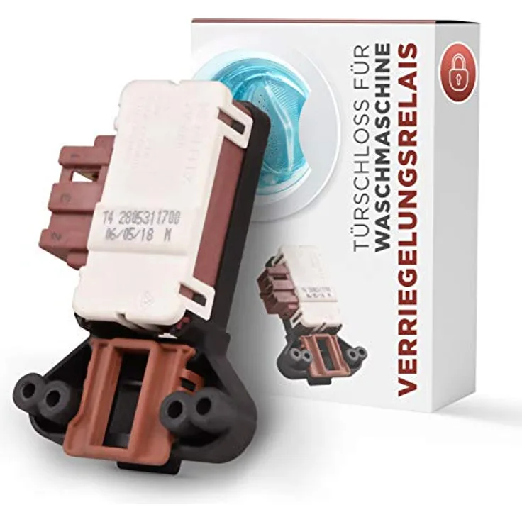 Beko Türsicherung 2805311600 für Waschmaschinen - Ersatzteil für Modelle von essentiel b, far, aya, saba, continental edison, listo, grundig, altus, selecline