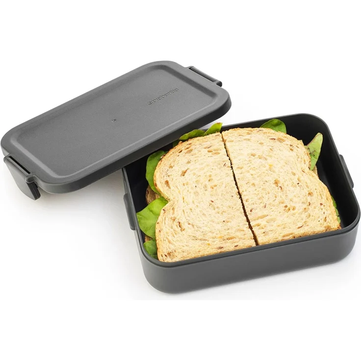 BRABANTIA Lunchbox LBH 21.20x15.30x24.30 cm grau – Bild 3