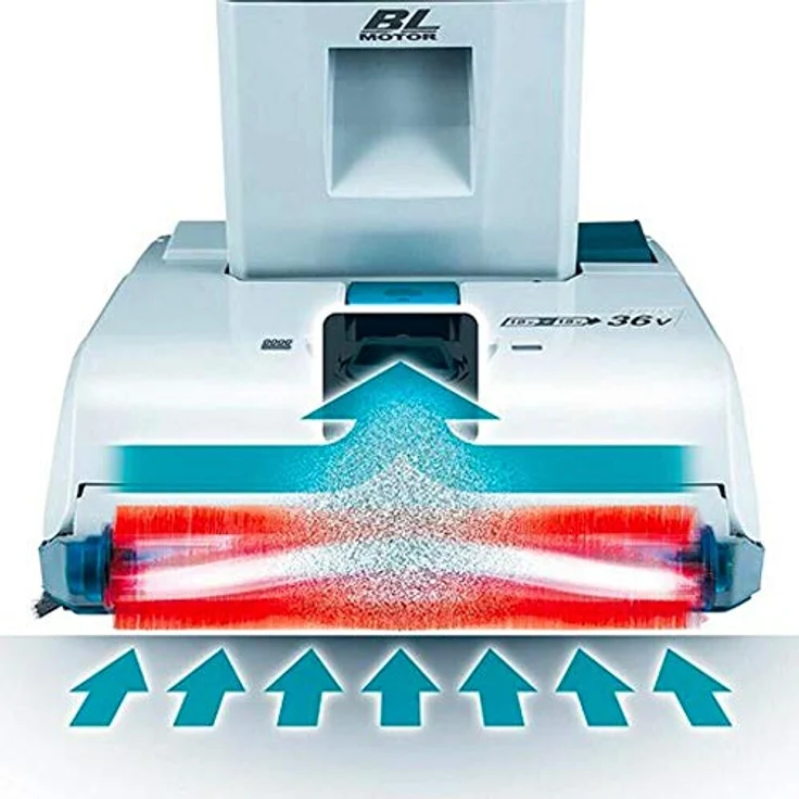 Makita DVC560PT2, Kabelloser Staubsauger, 5L, 70 Dezibel, Blau, 2x18V Li-Ion Akku – Bild 5
