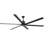 Faro Andros Extra großer schwarzer Deckenventilator mit Gleichstrommotor, 6 Geschwindigkeiten