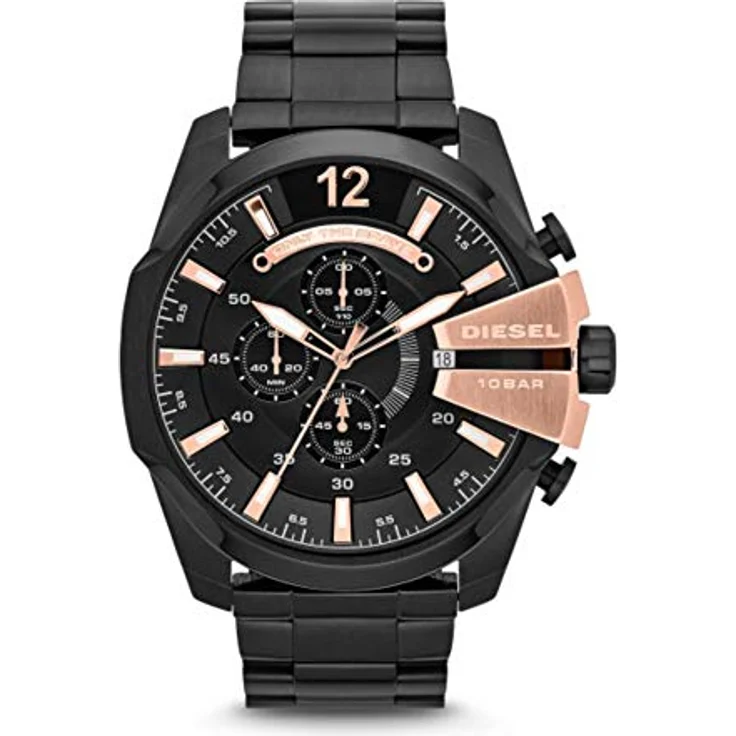 Diesel DZ4309 Mega Chief Edelstahl Herren – Bild 3