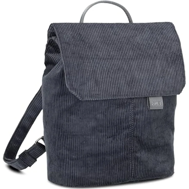 Zwei Mademoiselle.M City Rucksack, 29 cm, grau, aus 100% Polyurethan, kompakt und leicht – Bild 1