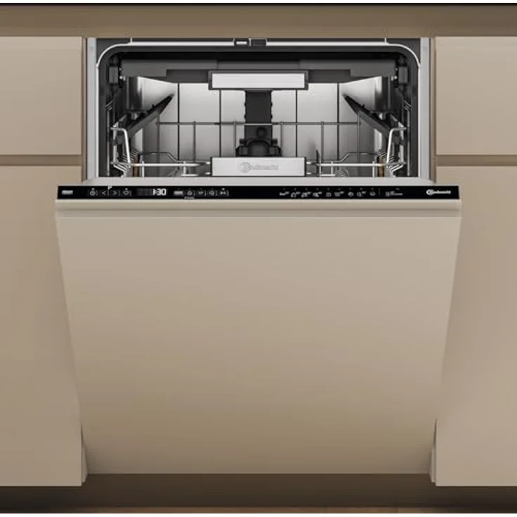 Bauknecht BK7IA115B2M6L0, Einbau-Geschirrspüler vollintegriert 60 cm, A-Energieeffizienz, 42 dB, MaxiSpace für 15 Maßgedecke, 10 Spülprogramme, PowerClean Pro