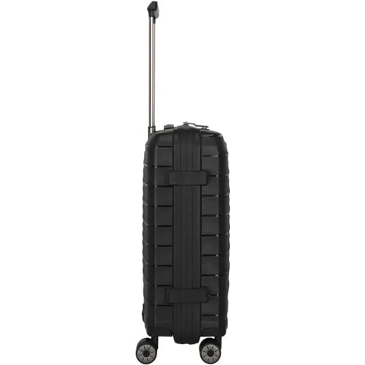 Travelite MOOBY 4-Rad Hartschalen Handgepäck Koffer klein, schwarz, 39 Liter, recyceltes Material, TSA Schloss, 55 x 40 x 20 cm, 2,3 kg – Bild 4