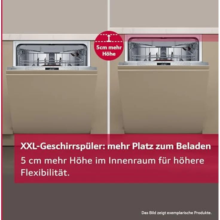 Neff N 70 S257ECX17E, vollintegrierbarer XXL Geschirrspüler mit 14 Maßgedecken, A Energieeffizienzklasse, Home Connect-fähig – Bild 8