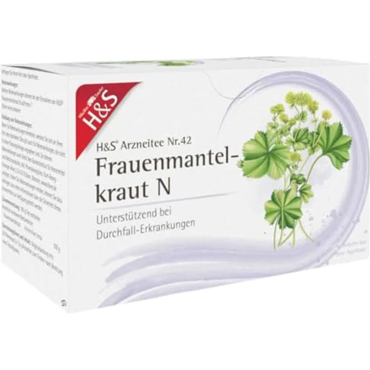 H&S Frauenmantelkraut N Filterbeutel, 20 Stück á 1 g, Unterstützung bei leichten Durchfallerkrankungen – Bild 2