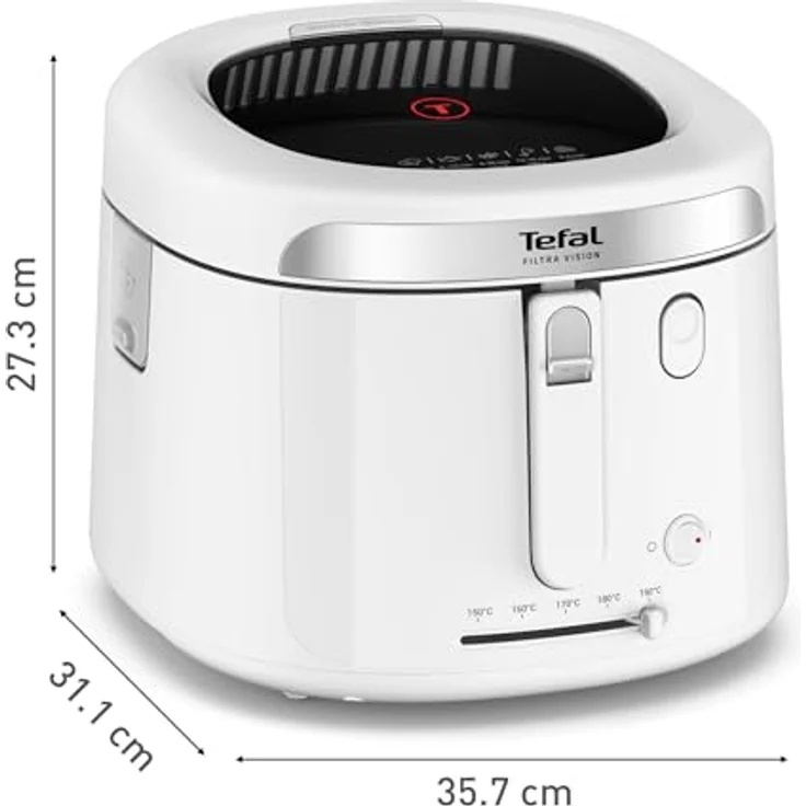 Tefal Filtra Vision Fritteuse, 1900 W, extragroßes Sichtfenster, Filtersieb, 1,2 kg Fassungsvermögen – Bild 8