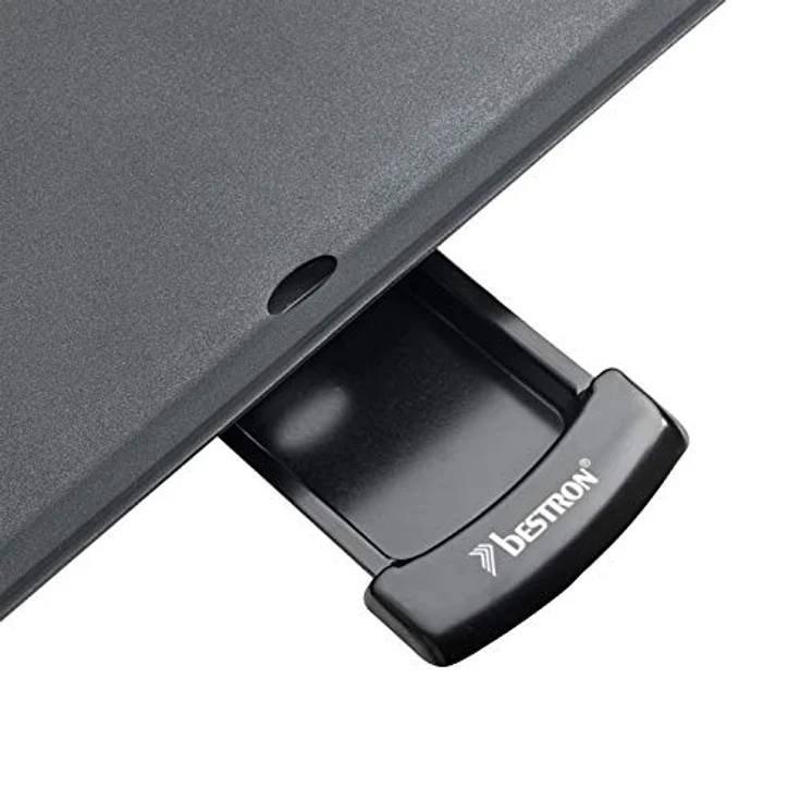 Bestron Elektrische Plancha--Teppanyaki-Grillplatte mit Antihaftbeschichtung, 2000 W, Schwarz – Bild 3