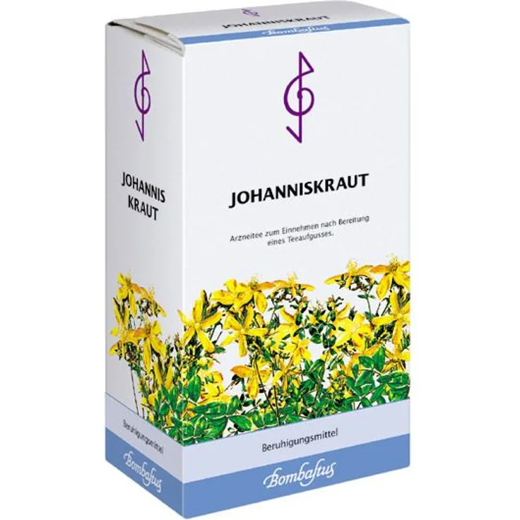 Bombastus Johanniskraut TEE, 125 g Beruhigungstee zur Unterstützung bei nervöser Unruhe und Schlafstörungen