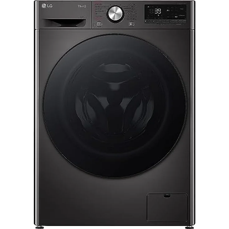 LG W4WR7096YB Waschtrockner | 9 kg Waschen - 6 kg Trocknen | Energie D | Steam | Schwarz – Bild 1