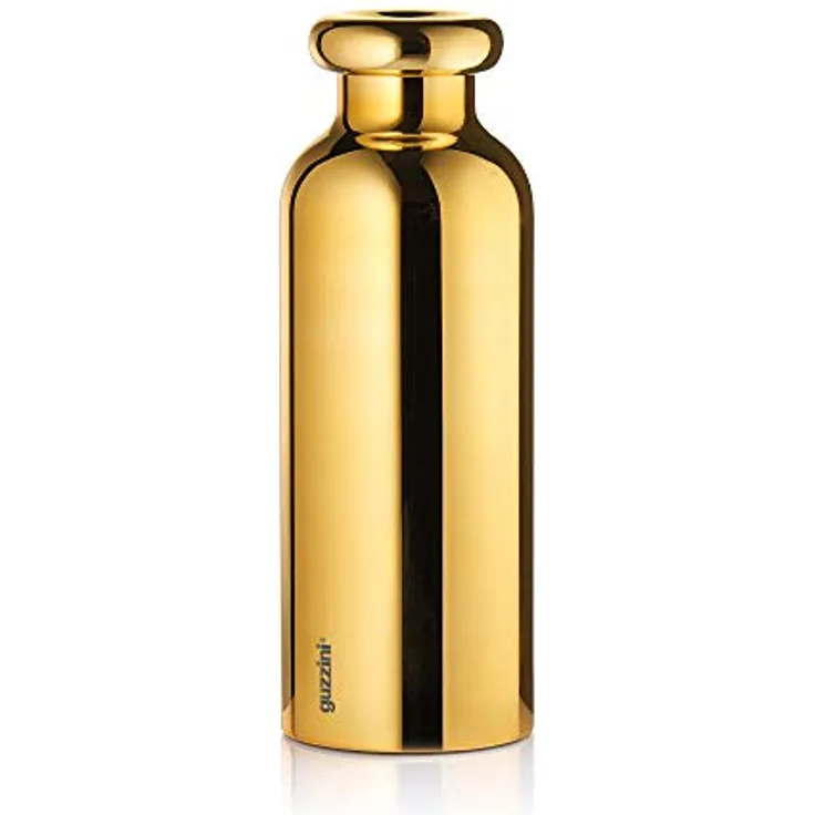 Guzzini - On The Go, ENERGY Thermosflasche, Trinkflasche Edelstahl - Gold, Ø 7,3x h21,2 cm | 500 cc - 11670017