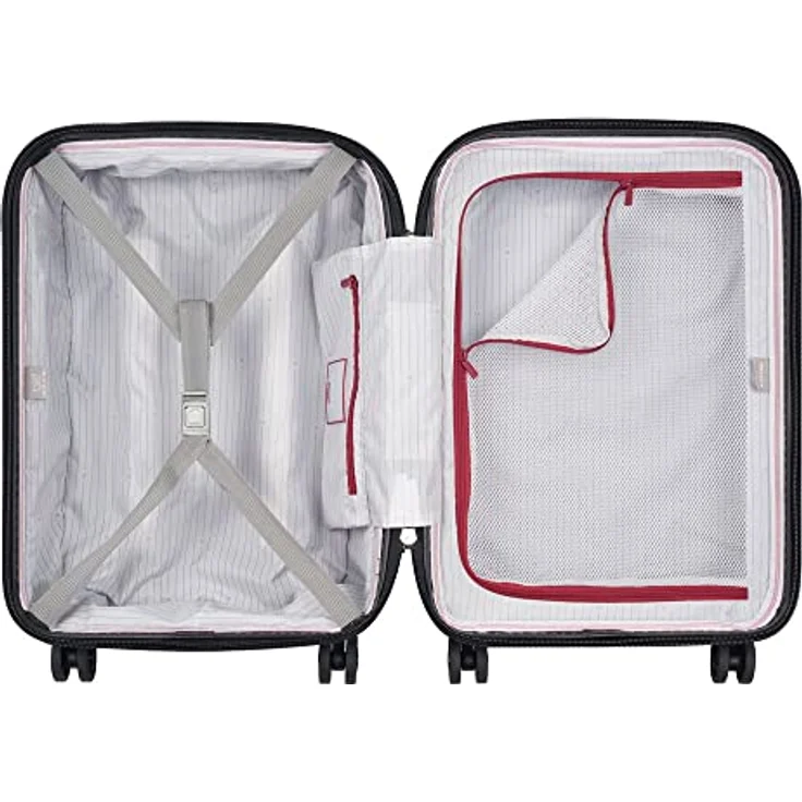 Delsey Segur 2.0 Handbagage Koffer 55 cm - Blauw, Robuster Kabinentrolley aus Polycarbonat mit TSA Schloss und arretierbarem Griff – Bild 7