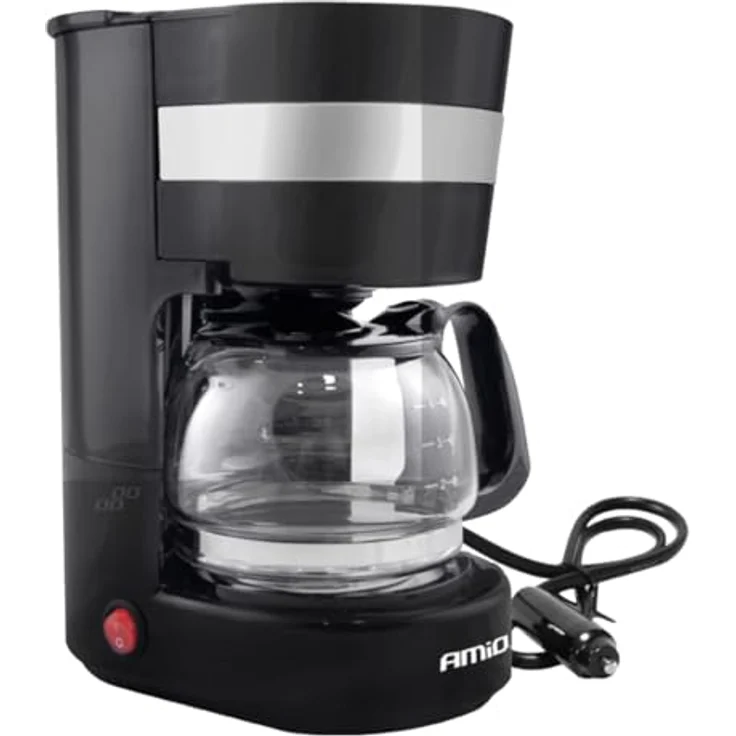 AMiO Kaffeemaschine Auto / Lkw 24V, Filterkaffeemaschine mit 650 ml Kanne und Permanentfilter – Bild 2