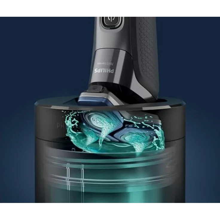 Philips Quick Clean Pod – Philips Reinigungsstation für Herren-Elektrorasierer der Serie 5000, 7000, 8000 und 9000, Reiniger für Herren-Elektrorasierer (Modell QCP10/01) – Bild 4