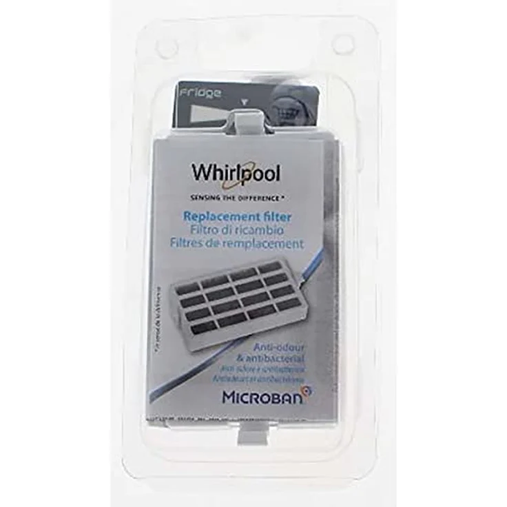 Whirlpool Antibakterieller Filter mit Microban-Technologie für Kühlgeräte, kompatibel mit Kitchenaid, Bauknecht, IKEA und Ignis, Modellnummer 480878015250024692 – Bild 2