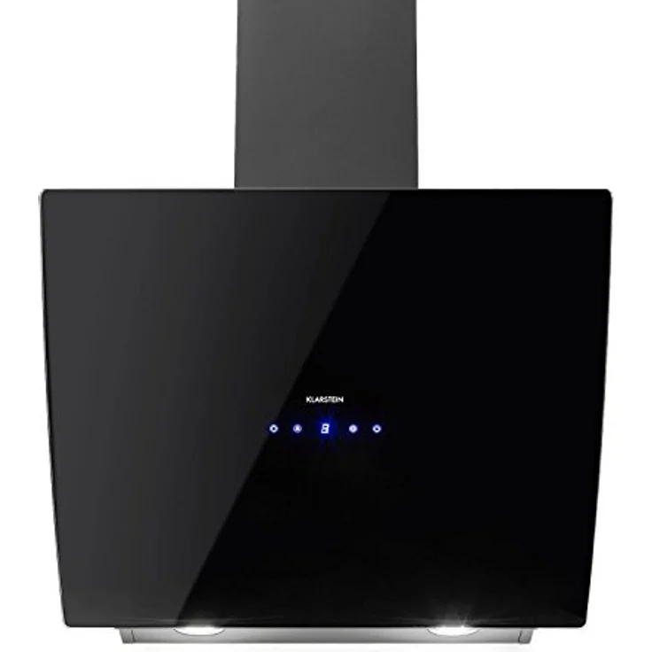 Klarstein Annabelle Dunstabzugshaube Kopffrei, Wandhaube, 650 m³/h, Abluft/Umluft, Touch-Steuerung, Edelstahl, schwarz – Bild 3