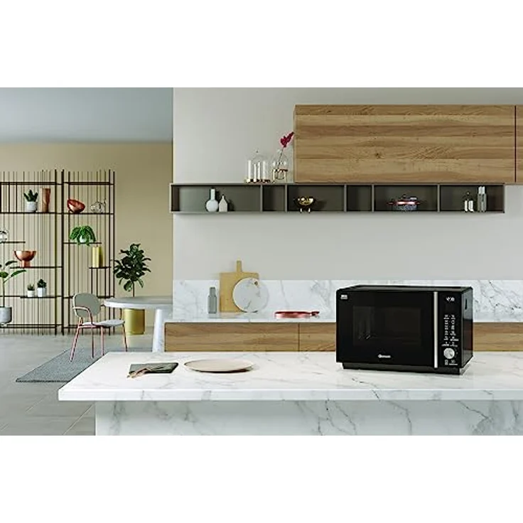 Mikrowelle MF 255 B/Extra Space: Kombi Ohne Drehteller/My Menu/Spezialprogramme/Dampf-Funktion/Dampfgaren incl. Behälter/Heißluft/Quarz Grill/Auto Clean/Autom/Rezepte/25 L – Bild 4