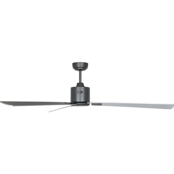 CASAFAN Eco Neo III, Energiespar Deckenventilator mit Fernbedienung, WiFi, 152 cm, basaltgrau, Wendeflügel Wenge - silbergrau – Bild 6