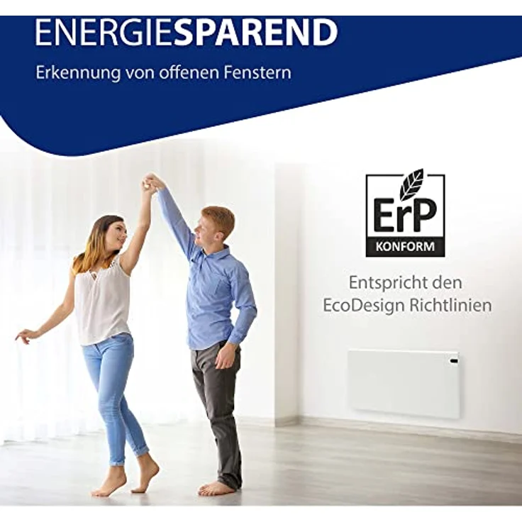 ADAX NEO NP | Elektro Heizkörper - 1000W, Weiß | Thermostat mit Zeitschaltuhr | Elektroheizung Energiesparend | Höhe 370mm | Heizung Elektrisch | Frostwächter | Konvektor Heizung | KDT | IP20 – Bild 5