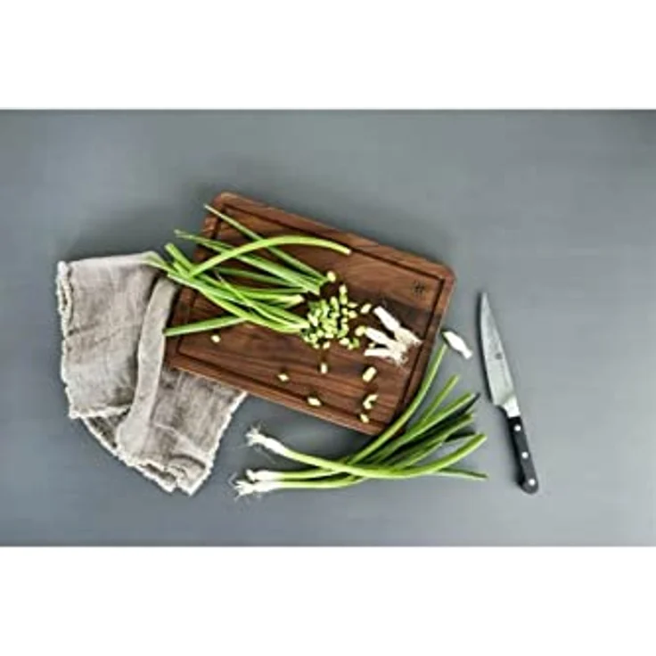 Zwilling Schneidebrett Walnuss, Holz mit Saftrille, 25x2x35 cm, Küchenzubehör – Bild 2