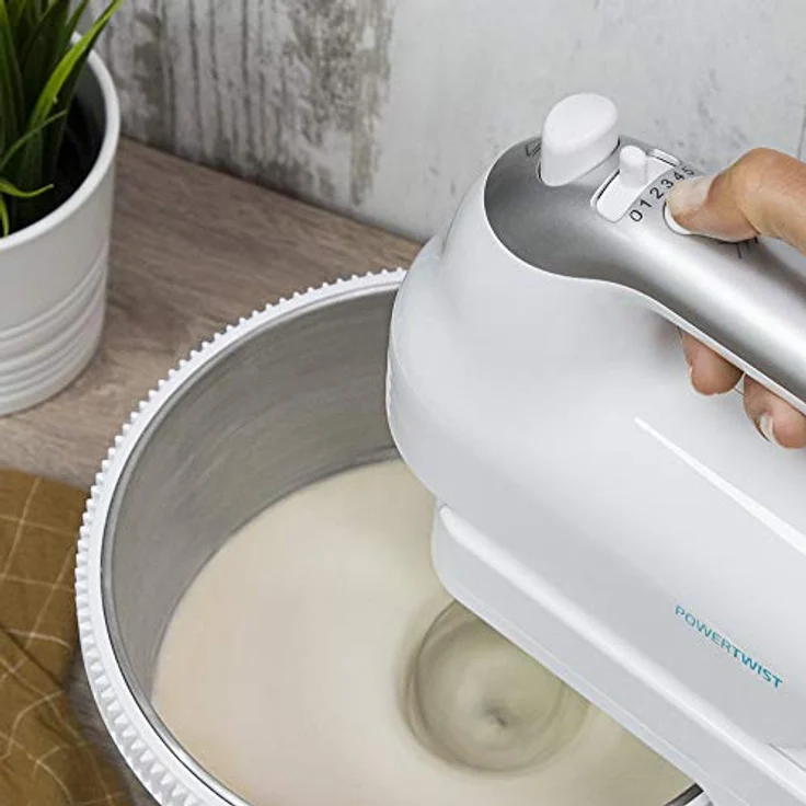 Cecotec Standmixer PowerTwist Steel 500W 3,5 L Edestahl Handrührer Küchenmaschine – Bild 7
