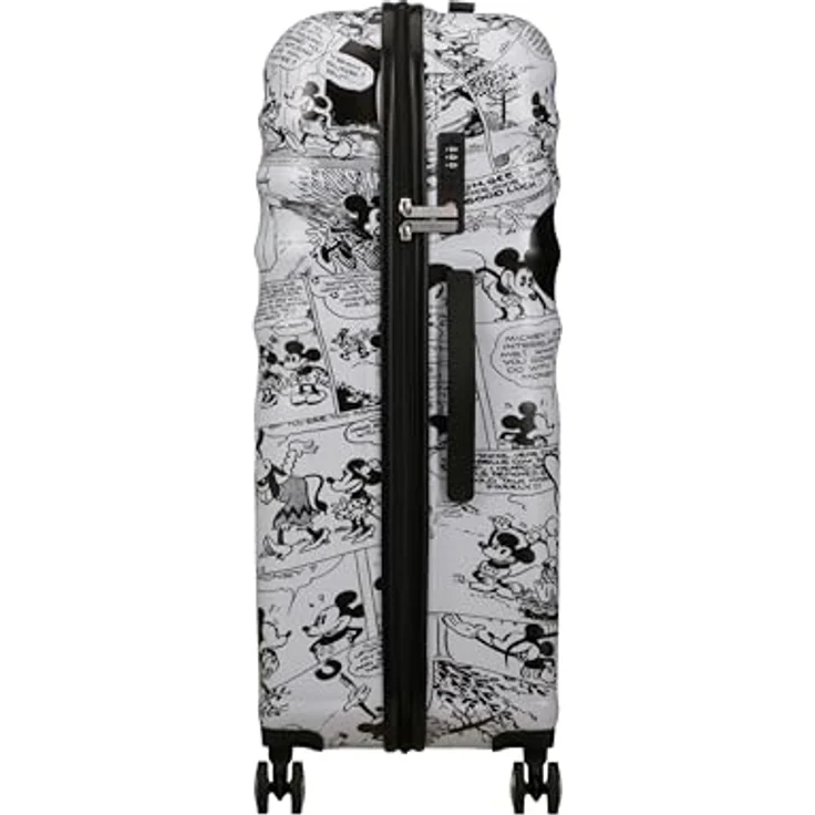 American Tourister Wavebreaker Disney FL - Spinner L, Koffer, 77 cm, 96 L, Mehrfarbig (Minnie Comics White) – Bild 3