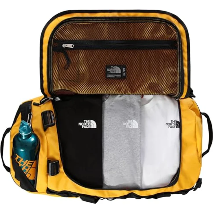 The North Face Reisetasche Rucksack M Base Camp Duffel Summit Gold, schwarz – Bild 3