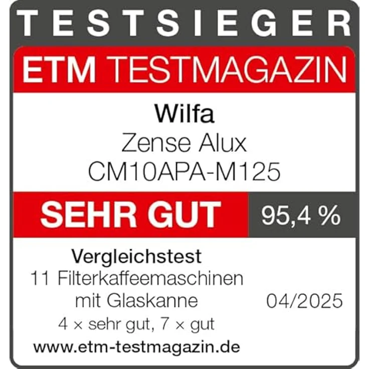 Wilfa ZENSE ALUX CM10APA-M125 , Kaffeemaschine – Bild 3
