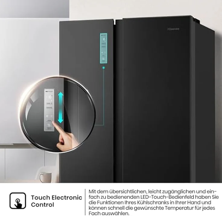 Hisense RS677N4AFC 20011476 Side-by-Side-Kühlschrank, freistehend, Energieklasse C – Bild 6