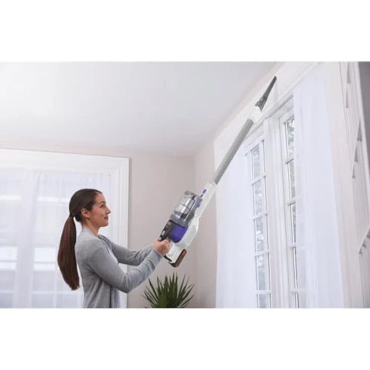 Black & Decker BHFEV1825CP Handstaubsauger, 72 min Akkubetrieb, weiß-lila – Bild 8