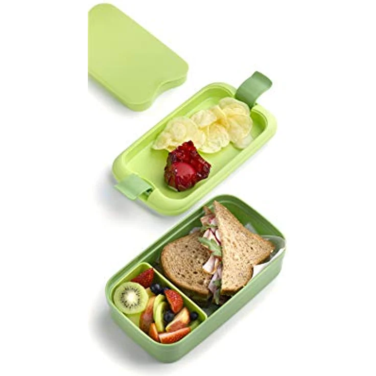 CURVER Besteck Lunchbox, Plastik, grün, 23.5 x 13.5 x 6.3 cm – Bild 5