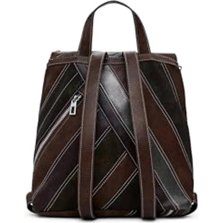 Desigual Fibonacci Hampton City Rucksack, 28 cm, braun, 100% Polyurethan, 27 x 11.5 x 28 cm – Bild 2