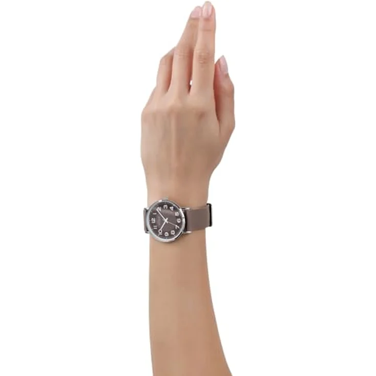 s.Oliver Armbanduhr Damen Quarzuhr Analog mit Silikon Armband in Silber, 3 bar wasserdicht, inkl. Uhren Geschenk Box – Bild 2