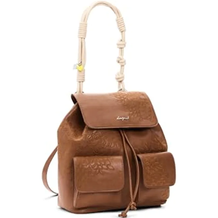 Desigual Sierra City Rucksack, 29 cm, braun, 100% Polyurethan, kompaktes Design