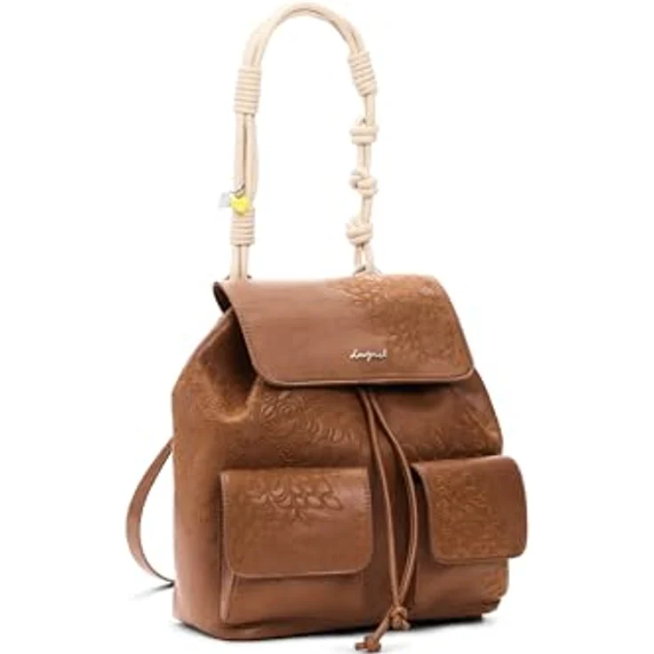 Desigual Sierra City Rucksack, 29 cm, braun, 100% Polyurethan, kompaktes Design – Bild 1