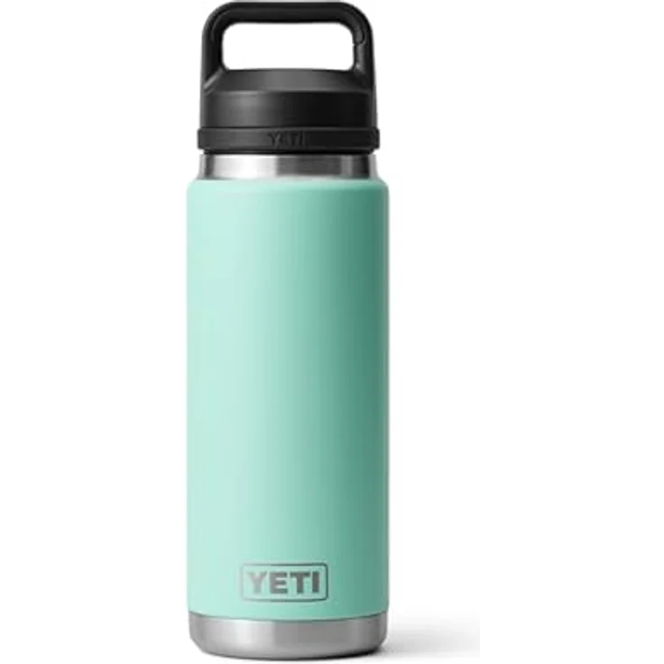 YETI Rambler Flasche mit Chug-Verschluss, 26 oz (769 ml), doppelwandige Vakuumisolierung, auslaufsicher, Edelstahl, Seafoam – Bild 2