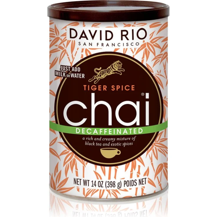 David Rio Tiger Spice Chai Decaffeinated, Pulver zur Herstellung von Getränken, 398 g