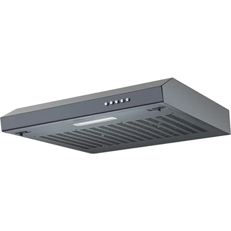 Respekta Sina CH500SC-19, Unterbauhaube schwarz matt, 50 cm, Abluft- und Umluftfunktion, Energieeffizienzklasse A+, 53-64 dB – Bild 1