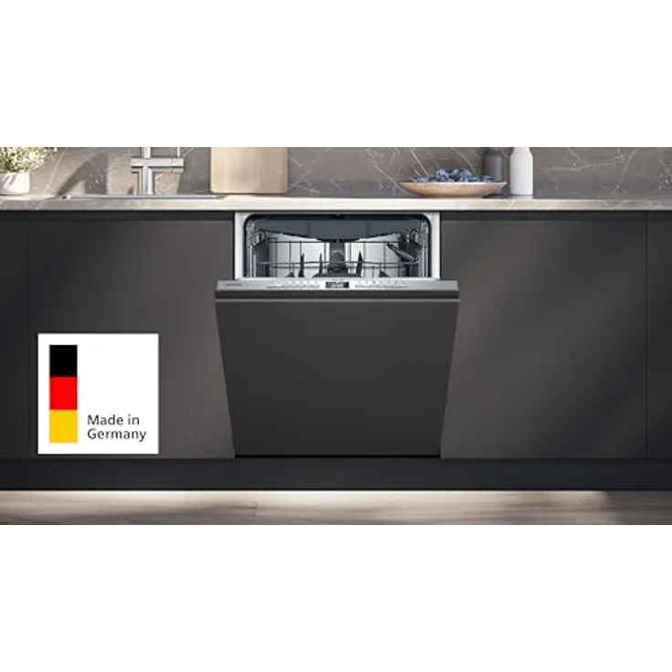 Siemens SN73EX22CE, Geschirrspüler mit Home Connect, varioSpeed Plus, autoOpen dry, flex Körbe und Besteckschublade, 14 Maßgedecke – Bild 2
