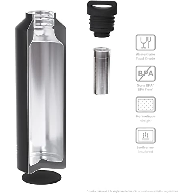 MB Steel onyx - Die isotherme Flasche – Bild 3