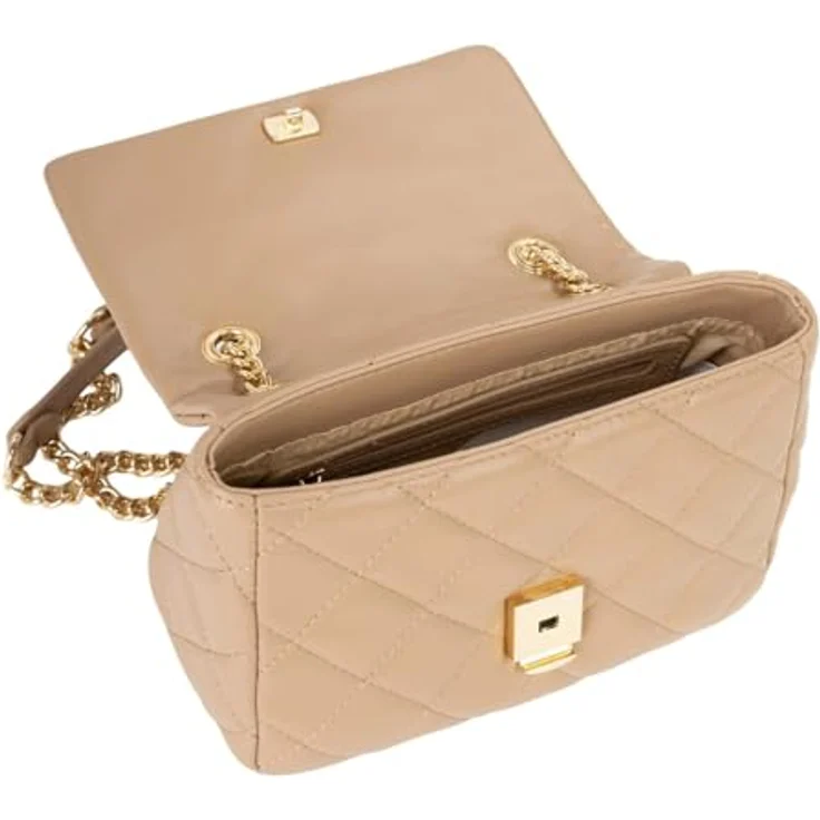 Valentino Ocarina Schultertasche 18.5 cm, gelb, aus 100% Polyurethan, 18.5 cm x 8 cm x 13.5 cm – Bild 4