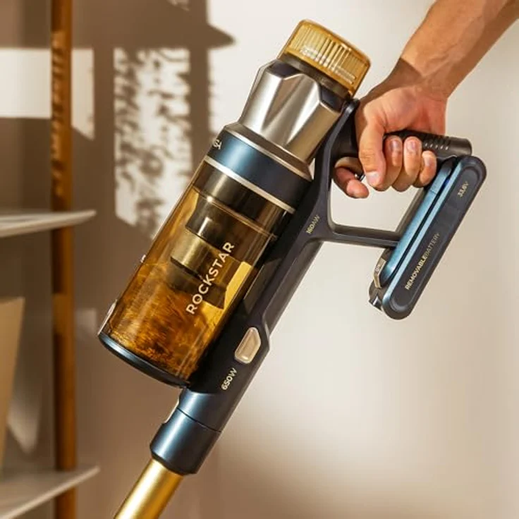 Cecotec Conga Rockstar RS90 Pet Flex, BLDC-Stielstaubsauger mit 600 W, 160 AW Saugleistung, Auto-Modus, Tierhaarbürste und flexibler Schlauch, reinigt bis zu 140 m² im Eco-Modus – Bild 11