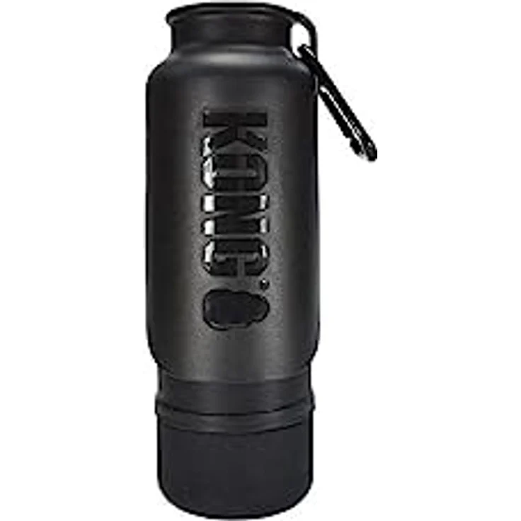 KONG H2O isolierte Wasserfasche, 0,7L, schwarz – Bild 2