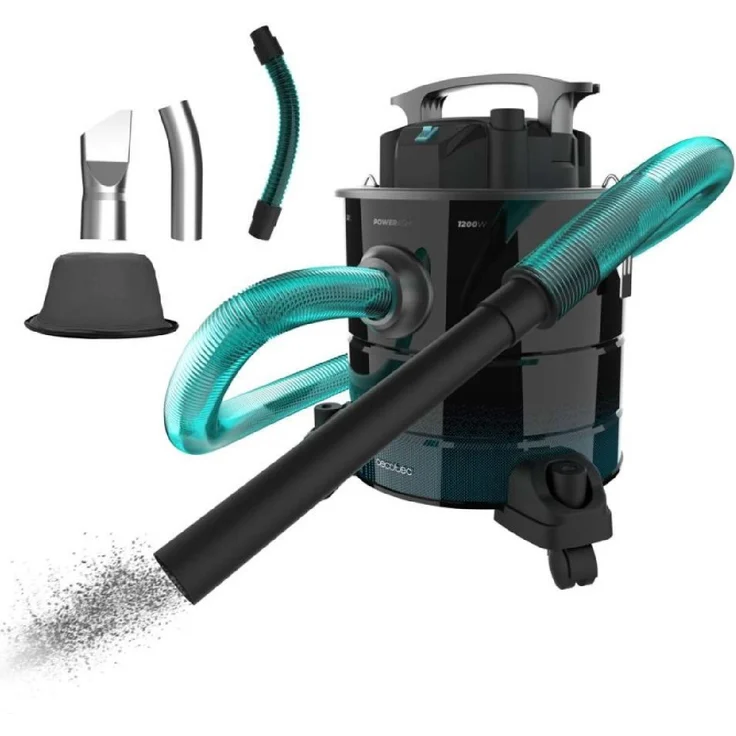Cecotec Conga Ash 5000 Free, Aschesauger mit 1200W Leistung, 18kPa Saugkraft und 20L Fassungsvermögen