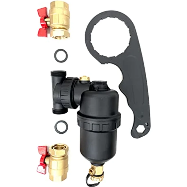 IBO Magnetfilter 3/4", Schmutzseparator in Schwarz, effiziente Wasserreinigung, langlebig und robust – Bild 7