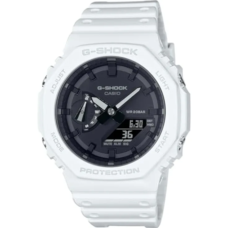 Casio Armbanduhr GA-2100-7AER, 43 mm Gehäusedurchmesser, 22 mm Armbandbreite