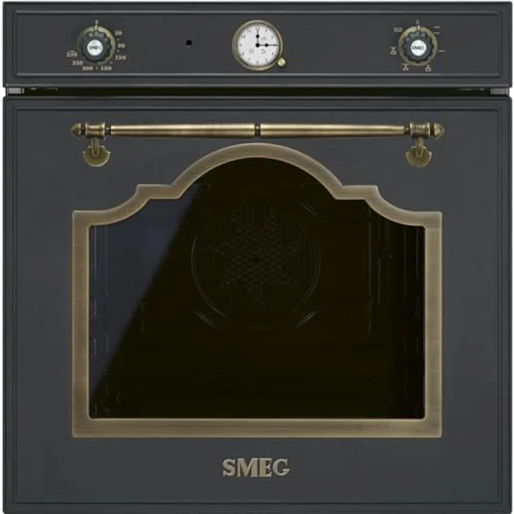 Smeg Forno incasso SF67C1AO, Einbauherd mit Pyrolyse-Emaillierung für einfache Reinigung, schwarz