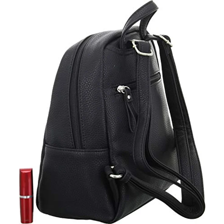 Tom Tailor Tinna City Rucksack, 26 cm, schwarz aus 100% Polyurethan – Bild 2