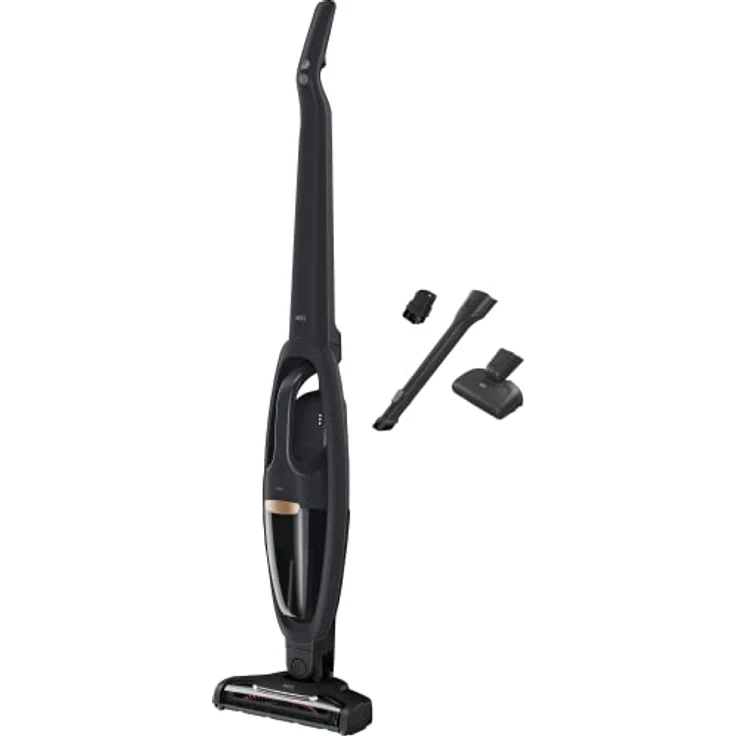 AEG QX6-1-45AN Akku Staubsauger kabellos / Staubsauger beutellos / leise / Handstaubsauger akku / 45 min Laufzeit / leicht / Hartboden / 2in1 / Tierhaare / Hund / Katze / Teppich / Auto / grau – Bild 1