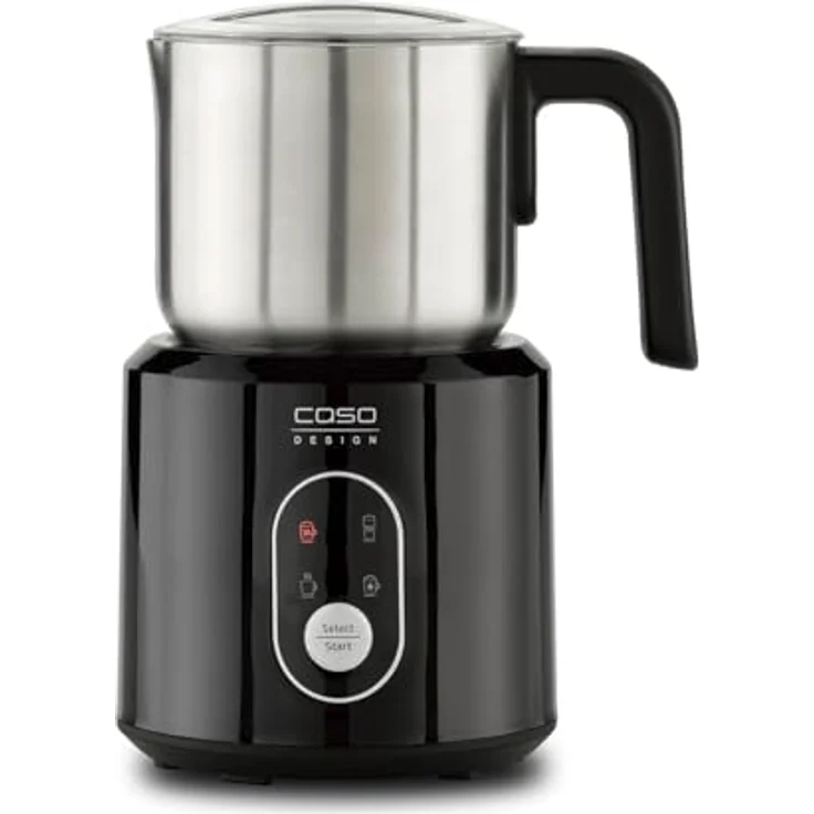 Caso Fomini Choco Black 1665 Milchaufschäumer, 250 ml Aufschäumen, Choco-Funktion, Überhitzungsschutz, Abschaltautomatik, Touch Control, schwarz – Bild 2